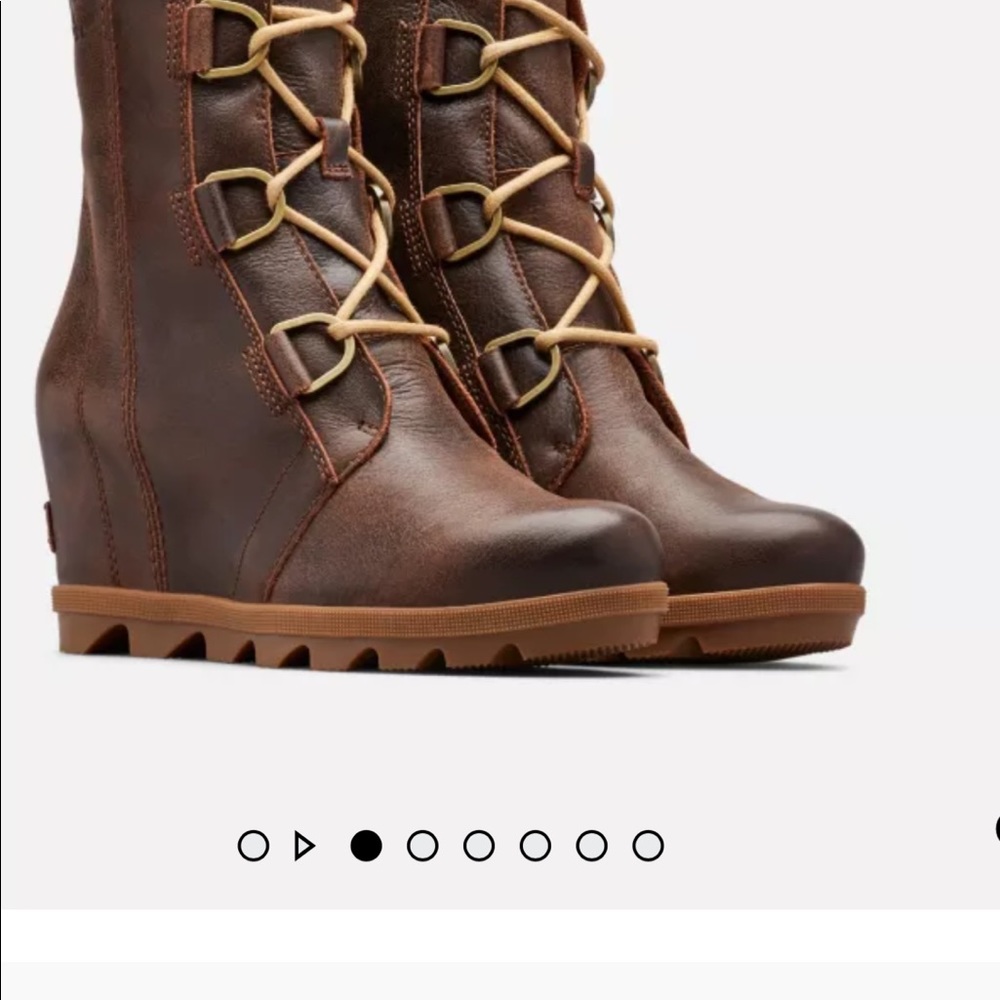 Sorel wedge brown boots